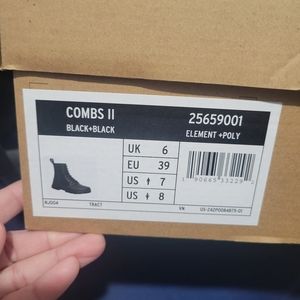 Black Doc Marten boots. Size 8U.S.